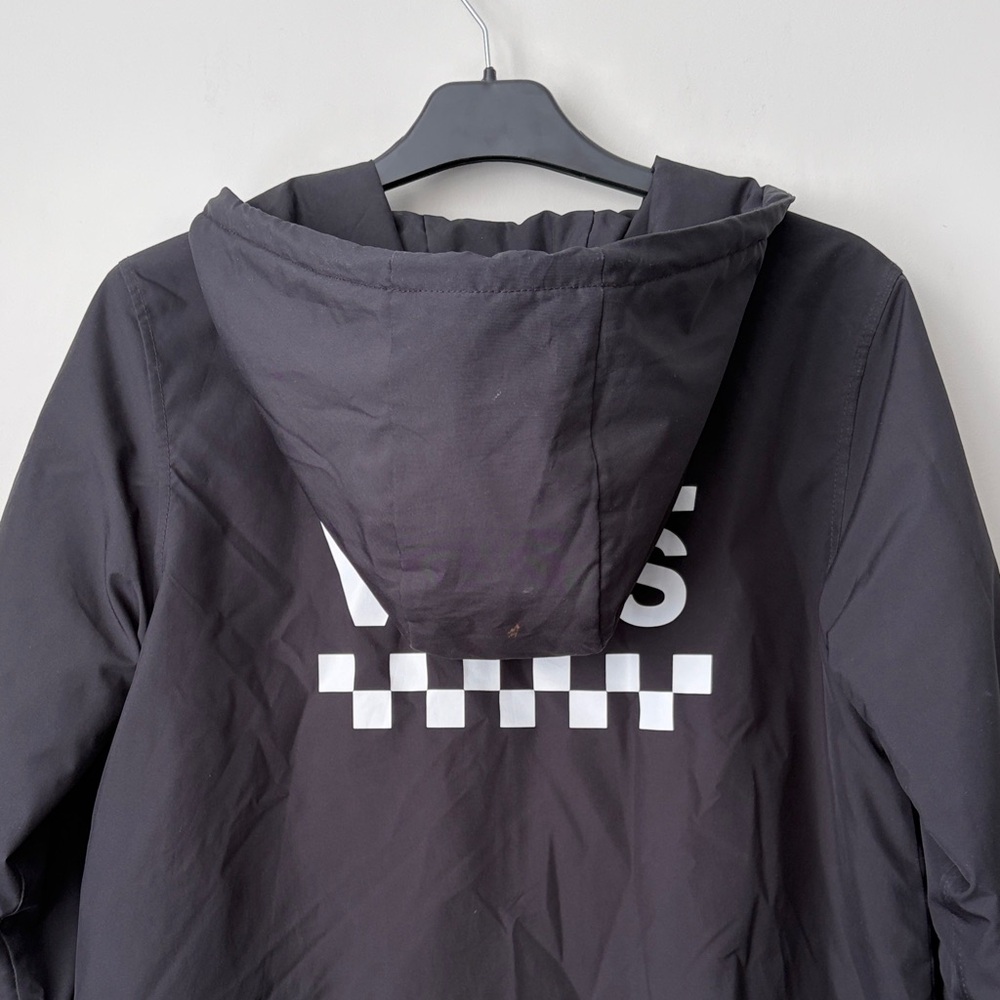 Vans Black Long Hooded Jacket - Picture 7 of 11